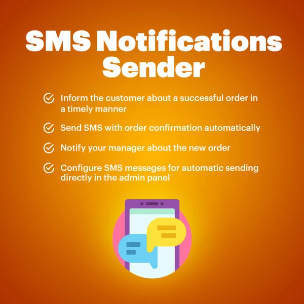 SMS Notifications Sender for Magento