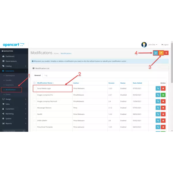 Social Media Login (Google / Facebook / LinkedIn / Twitter / Yahoo / etc.) for OpenCart v. 2.*-3.*-4.*