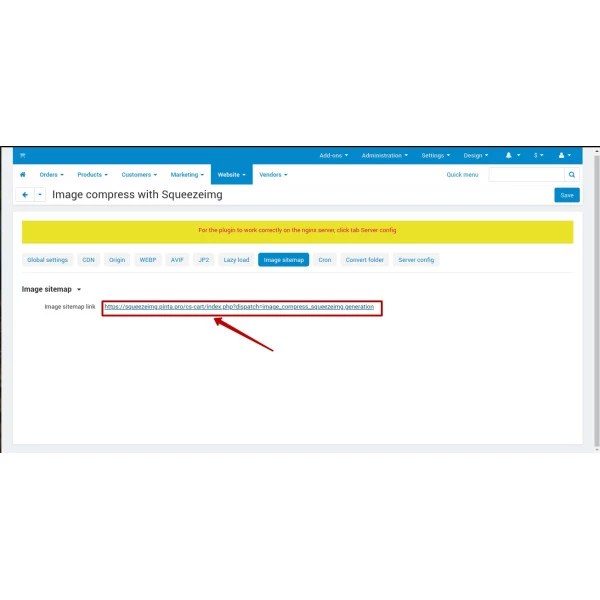 Image Compress with Squeezeimg for CS-Cart