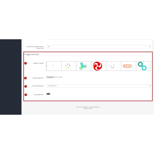 Page Preloader - Display Progress Bar (Animated Loader)  for OpenCart v. 2.*-4.*