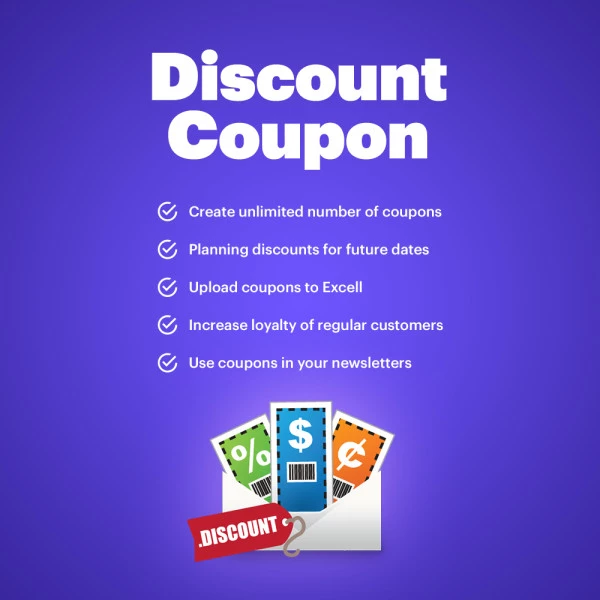 Discount Coupon Generator for PrestaShop (v. 1.6-1.7)