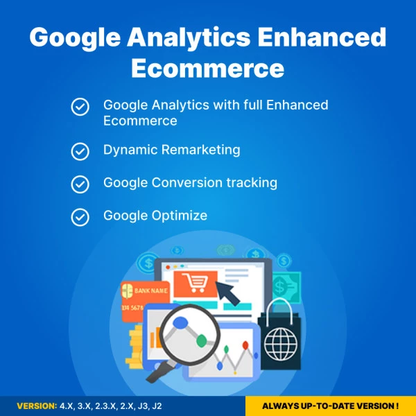 Enhanced eCommerce for Google Analytics OpenCart 1.5-4.x