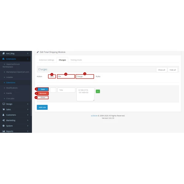 Total Costs with Shipping for OpenCart (v. 1.5*-4.*)