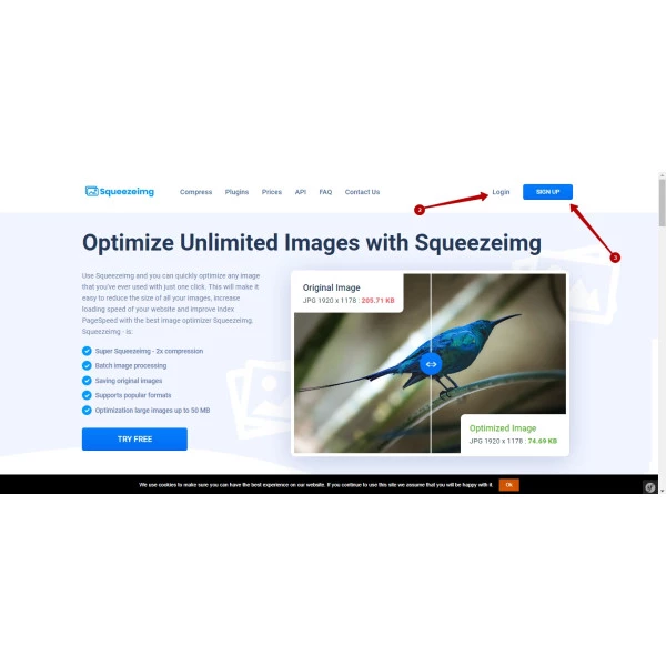 Image Compress with Squeezeimg for OpenCart  (v. 1.5*-4.*)