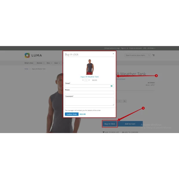 Quick Order Form - Easy Buy in one click for Magento (v. 2.3-2.4*)