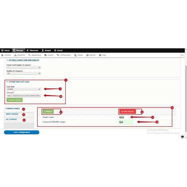 Image Compress with Squeezeimg for Drupal