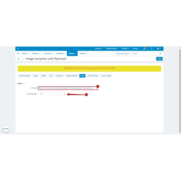 Image Compress with reSmush for Cs-cart