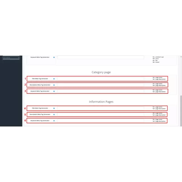 SEO Meta Tags Generator Pro for OpenCart 1.5-4.x