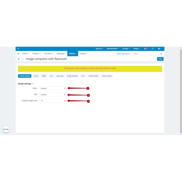 Image Compress with reSmush for Cs-cart