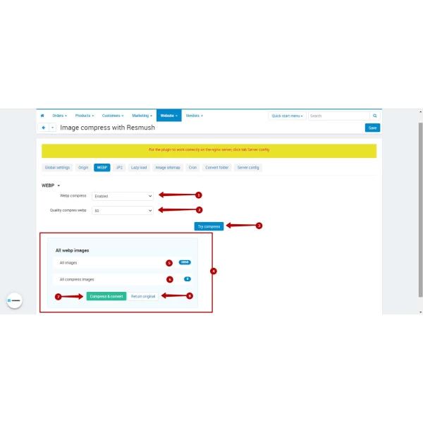 Image Compress with reSmush for Cs-cart