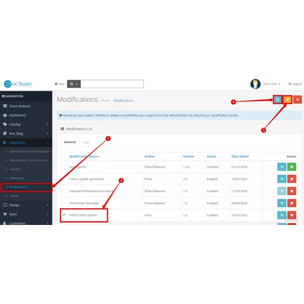 Open Graph protocol for Opencart 1.5*-4.* (Support: Facebook, Twitter Card, Pinterest)