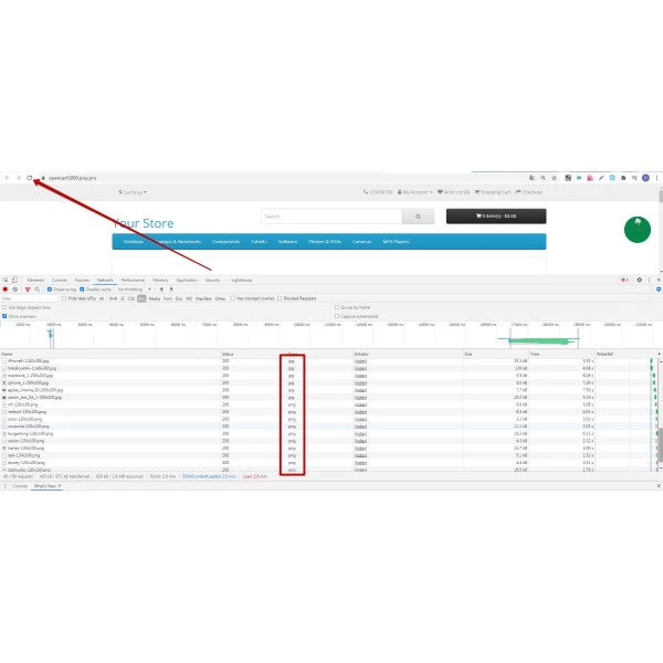 Image Compress with Squeezeimg for OpenCart  (v. 1.5*-4.*)