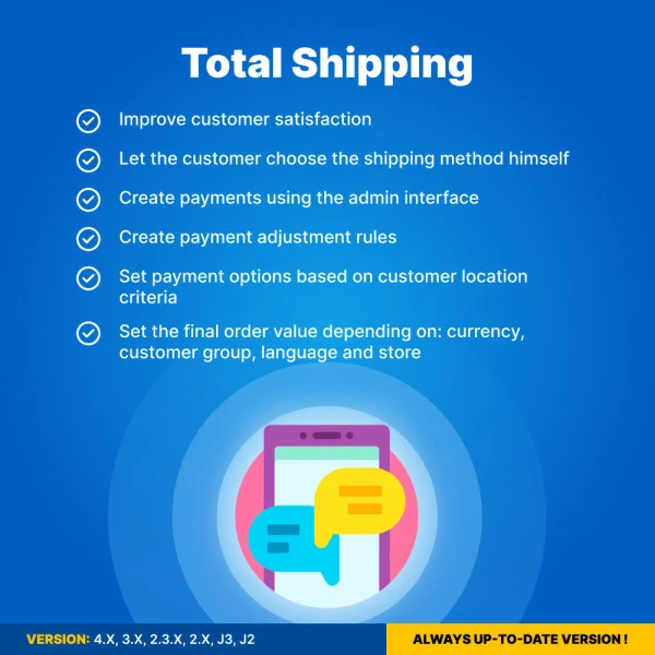 Total Costs with Shipping for OpenCart (v. 1.5*-4.*)