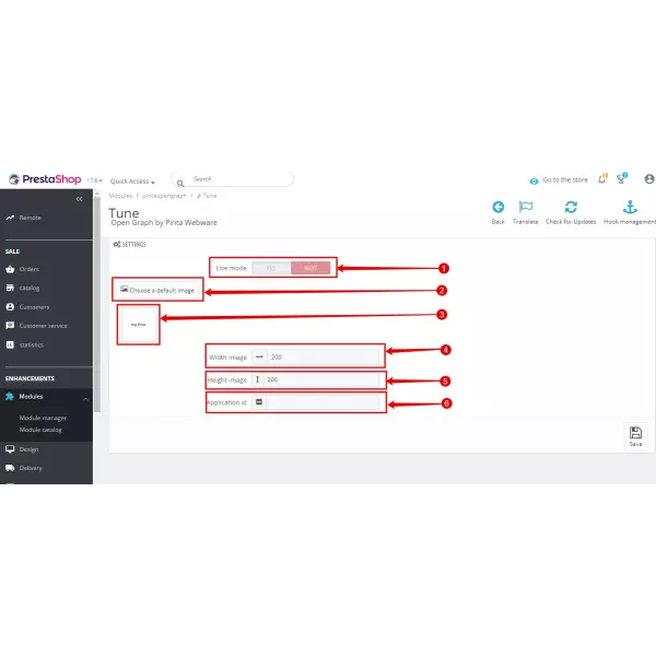 Open Graph protocol for PrestaShop 1.6*-1.7* (Support: Facebook, Twitter Card, Pinterest)