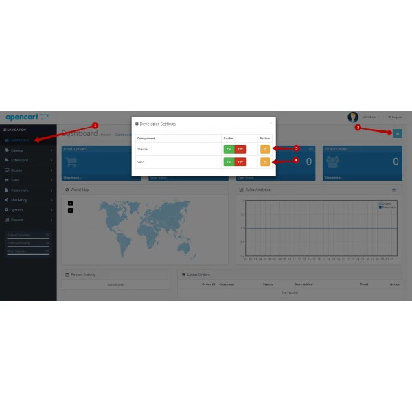 Page Preloader - Display Progress Bar (Animated Loader)  for OpenCart v. 2.*-4.*