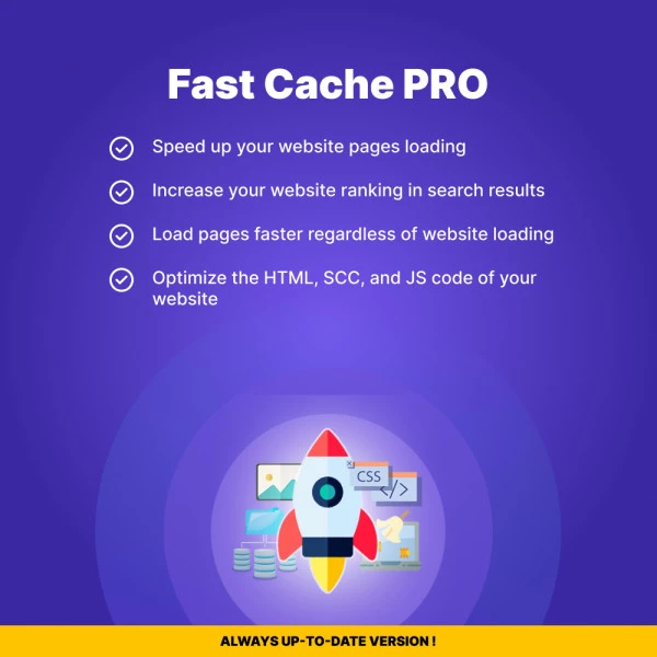 Fast Cache PRO - Increase Performance + Scalability for PrestaShop  (v. 1.6*-8)